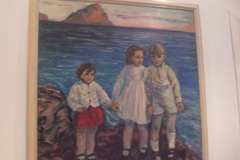 1942 TRE BIMBI ALL'ISOLA DI BERGEGGI