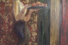 AFFRESCO OFFERTA DEI DONI ALL'INTERNO DI VILLA POMPEIANA